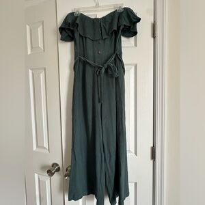Lulu’s off the shoulder jumpsuit